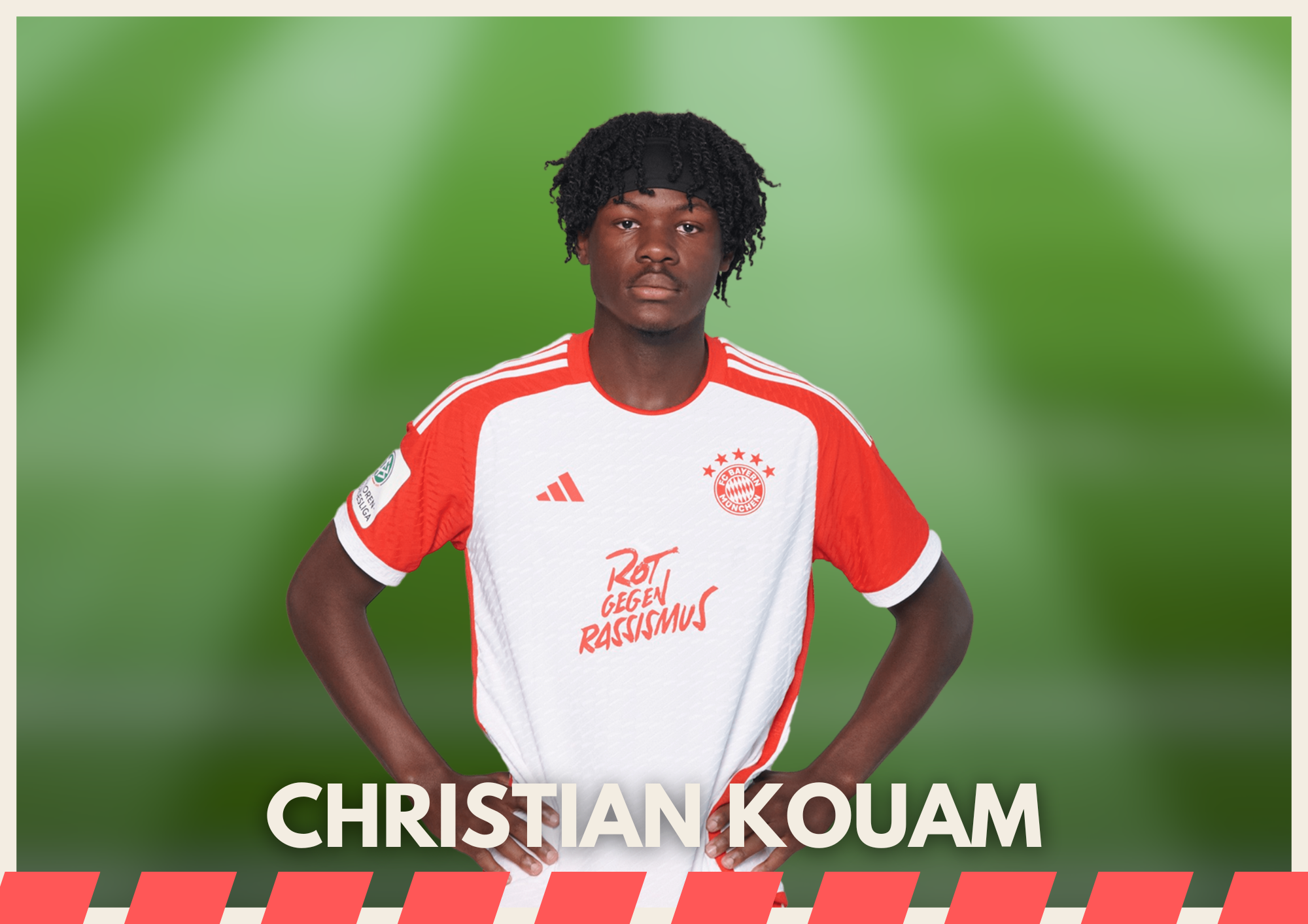 Interview de Christian Kouam, joueur du Bayern Munich